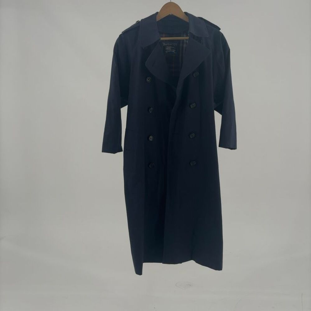 Burberry Trench Navy double breasted EUC Wool Vest